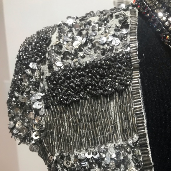 NWT Zara Cropped Sequined Jacket - Picture 5 of 8